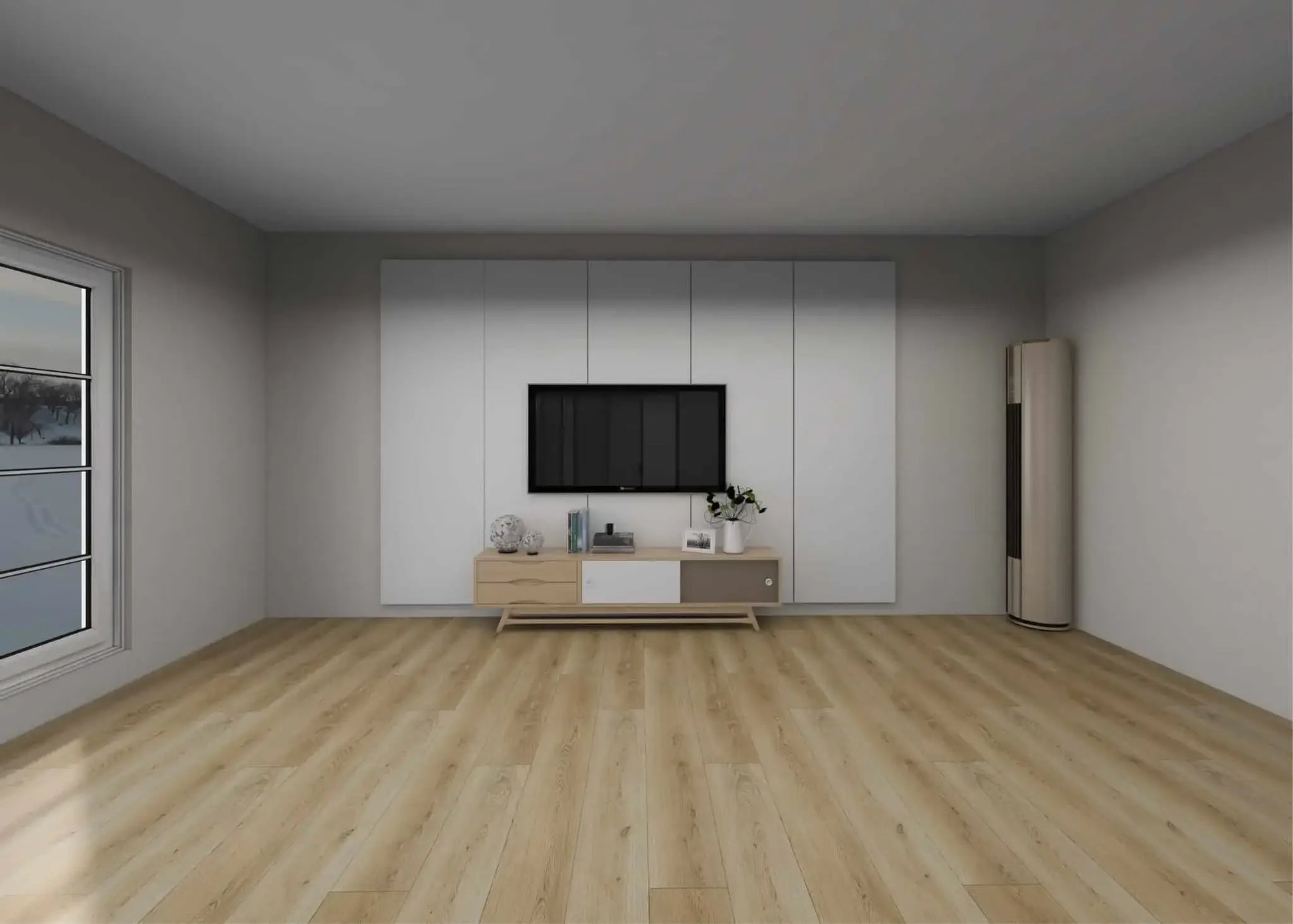 Elite LVT Planke LARGE EKSLUSIV Klik m. kork bagside - Lys Eg