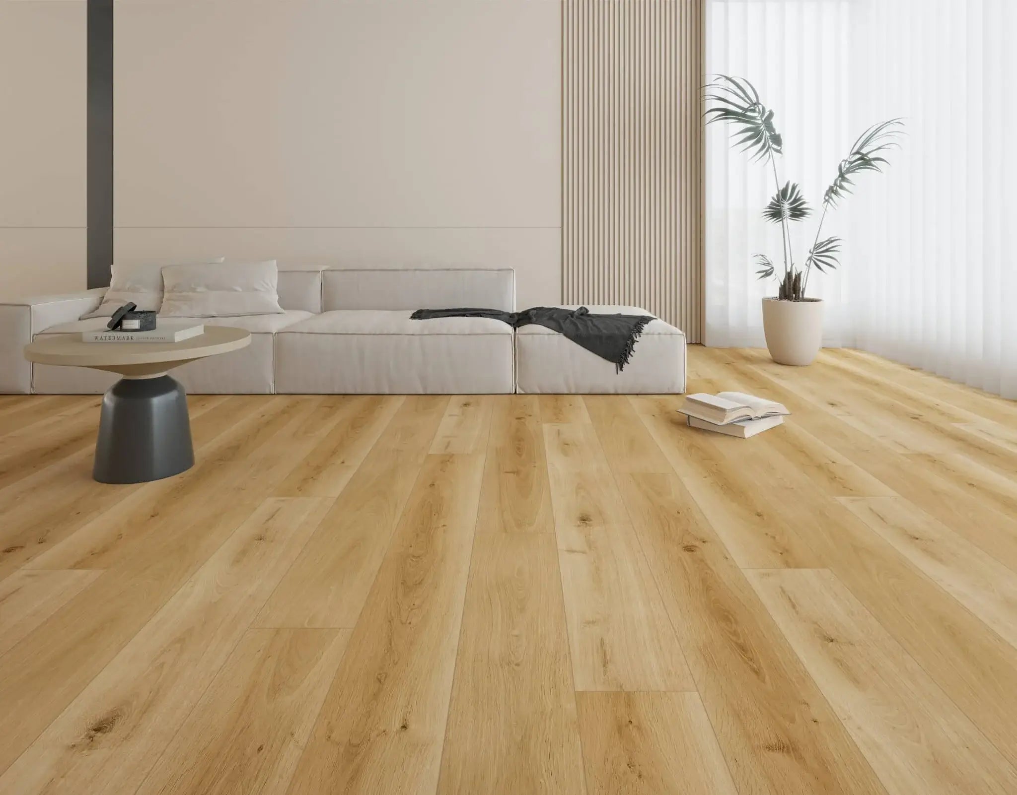 Elite LVT Planke LARGE EKSLUSIV Klik m. kork bagside - Lys Natur