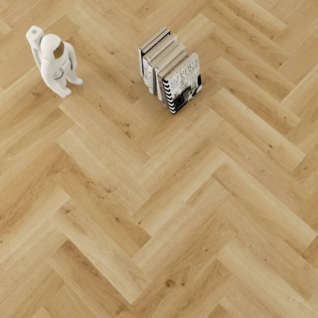 Elite LVT Sildeben Klik m. kork bagside - Lys Natur