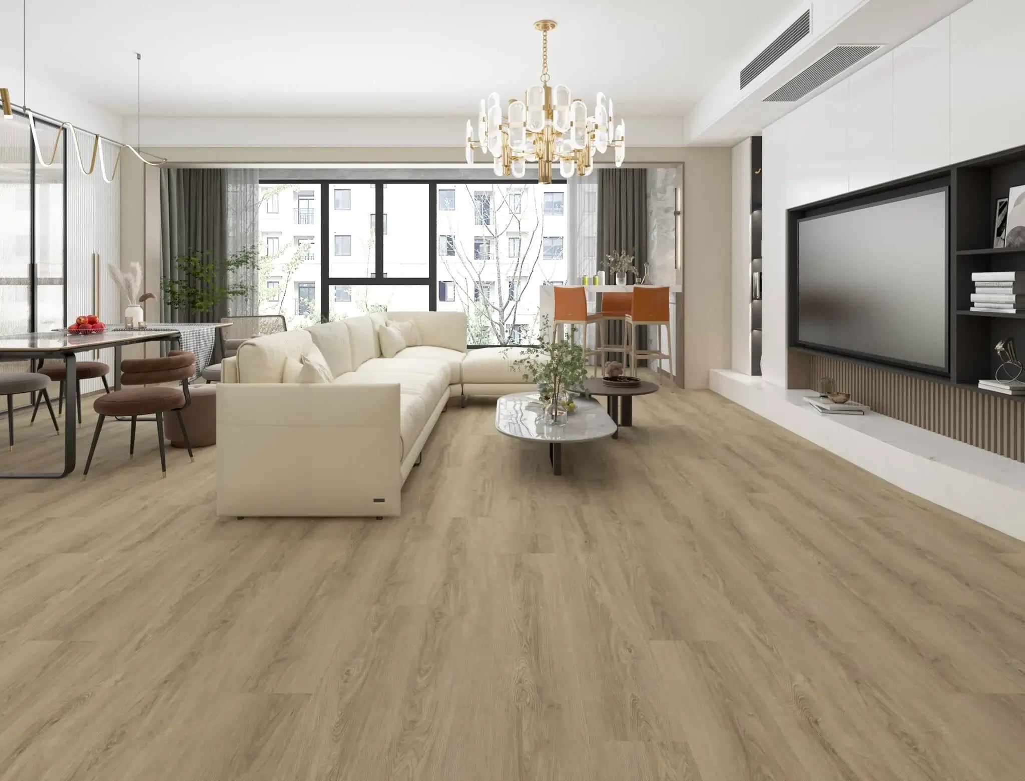 Elite LVT Planke Klik m. kork bagside - Havanna Eg