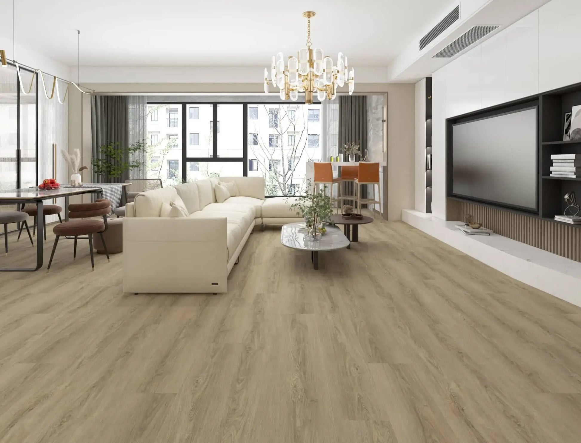 Elite LVT Planke Klik m. kork bagside - Havanna Eg
